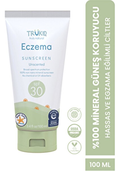 Güneş Kremi 30 Faktör Eczema Eğilimli Ciltler İçin 100 ml Doğal Koruma fiyatları