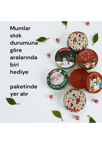 Yılbaşı Hediye Seti: Renkli Çorap ve Güzel Kokulu Mum Paketi fırsatları
