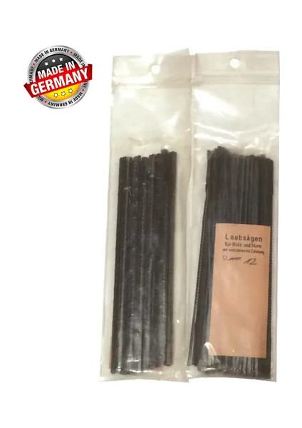 Laubsagen Pembe Düz Ahşap Kıl Testere Ağzı No8 144 Adet