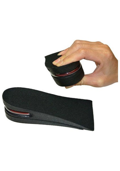 1 Çift Hava Yastıklı Boy Uzatıcı Tabanlık + 1 Çift Silikon Jel Topuk Nemlendirici - 2li Set X2T8P2 modelleri