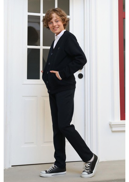 Şardonlu Önden Düğmeli Erkek Çocuk Hırka fırsatları