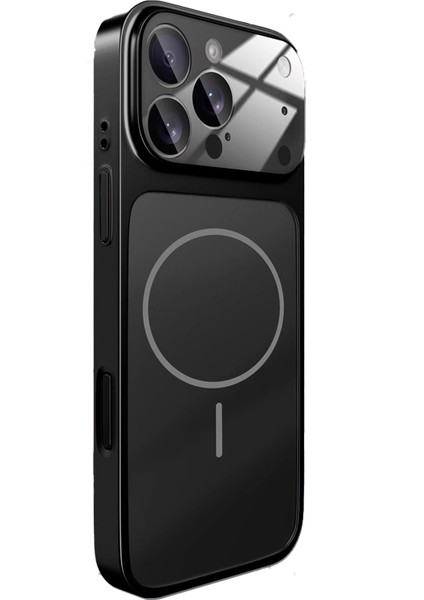 iPhone 11 Uyumlu 17 Pro Max Görünümlü Çevirici Kamera Koruma Magsafe Şarj Telefon Kılıfı Kapak