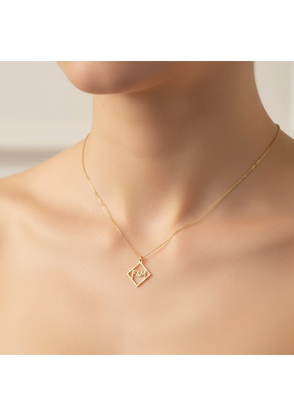 8 Ayar Altın Kolye Ucu F&m GM11453 0.5 gr