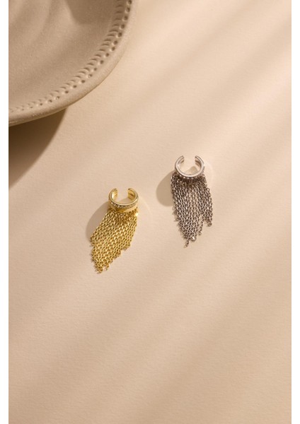 Gümüş Kristal Taş Detaylı ve Sallantılı 925 Ayar Gümüş Kıkıradak Küpe 192 fiyatları