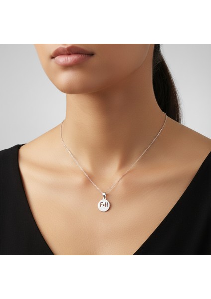 925 Ayar Gümüş Kolye F&h SM11398
