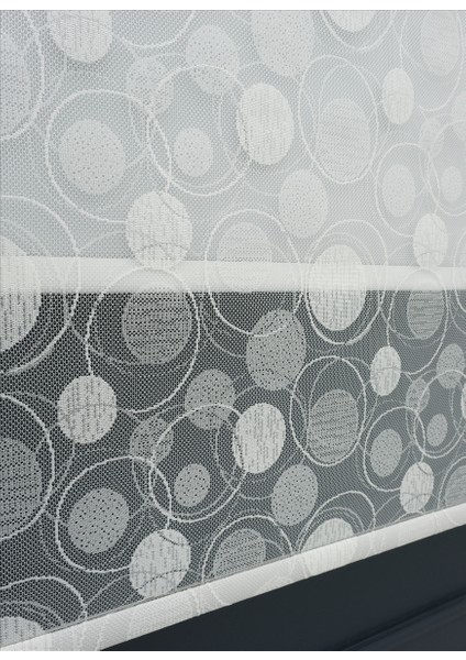 Çift Mekanizmalı TÜL+STOR Güneşlik Perde – Çiftli Sistem - 2 Perde TEK ÜRÜN!