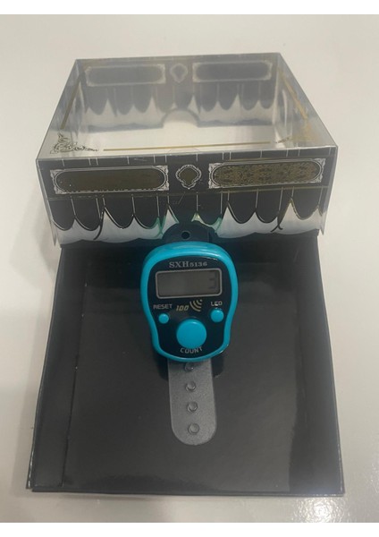 Hediyelik (Mevlid Çeyizlik Hac Umre) Sesli LED Işıklı Kutulu Zikirmatik - 10 Adet fiyatları