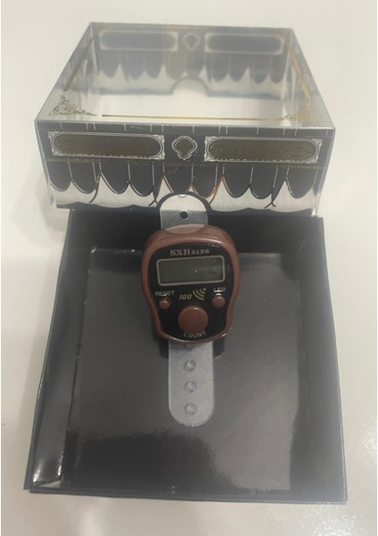 Hediyelik (Mevlid Çeyizlik Hac Umre) Sesli LED Işıklı Kutulu Zikirmatik - 10 Adet indirimleri