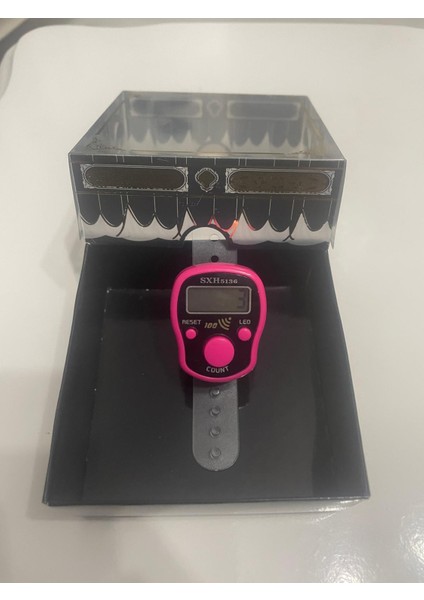 Hediyelik (Mevlid Çeyizlik Hac Umre) Sesli LED Işıklı Kutulu Zikirmatik - 10 Adet