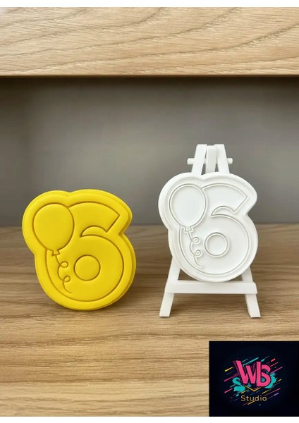 6 Yaş Doğum Günü Kurabiye Kalıbı ve Şeker Hamuru Şekillendirici fiyatları