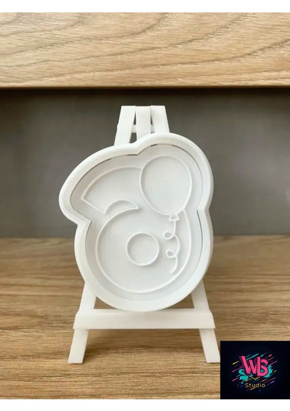 6 Yaş Doğum Günü Kurabiye Kalıbı ve Şeker Hamuru Şekillendirici modelleri