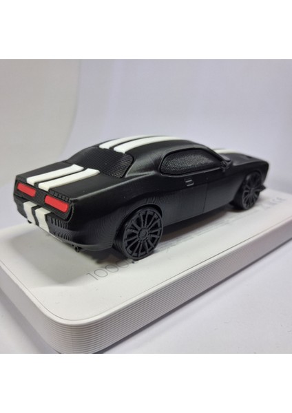 3D Baskı Dekoratif Spor Araba Modeli – Siyah/beyaz Çizgili – Koleksiyonluk Masaüstü Maket Oyuncak fırsatları