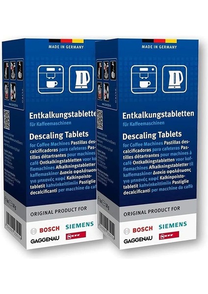 Bosch Neff Gaggenau Kahve Makinaları Için 12 Kireç Çözücü Tablet No: 310967