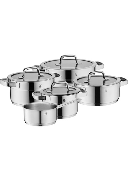 Compact Cousine Indüksiyon Tabanlı 5 Parça Çelik Tencere Seti