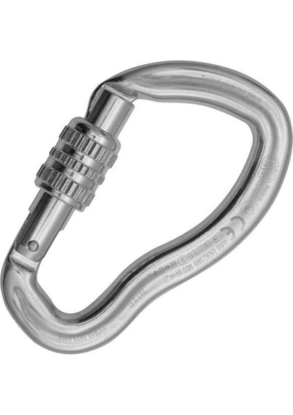 Kong Ergo Express Sleeve Karabina – Alüminyum, Yüksek Mukavemetli, Via Ferrata ve Macera Parkları Için (En 362/B, En 12275/B, Uıaa)