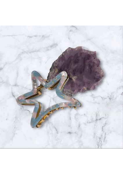 Sedefli Yıldız Kemik Metal Mandal Toka ( BC-1170 ) fiyatları