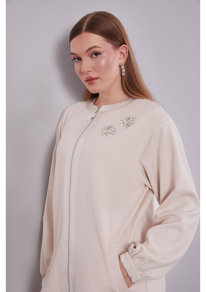 Krem Kurdale Detaylı Ikili Takım fırsatları