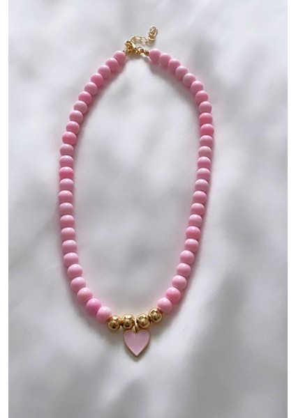 Kalp Uçlu Cam Boncuk Kolye fiyatları