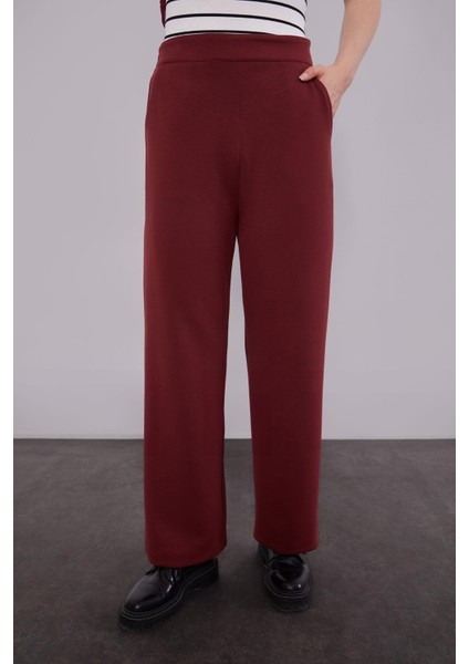 Bordo Kruvaze Kürk Yakalı Ikili Takım indirimleri