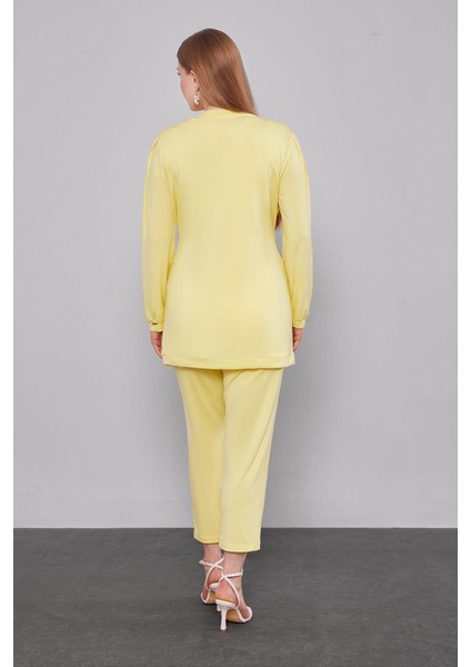 Sarı Yanları Ip Bağlamalı Spor Takım