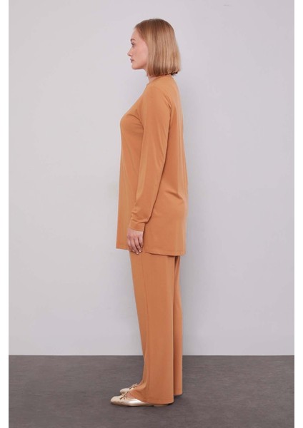 Camel Kenar Desen Detaylı Taşlı Ikili Takım fiyatları