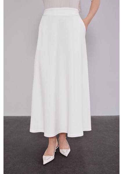 Ekru Belden Bağlamalı Etek Takım indirimleri