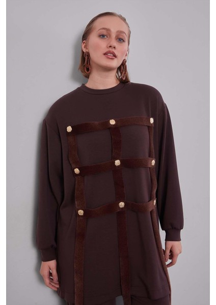 Kahve Kare Görünümlü Ikili Takım fiyatları