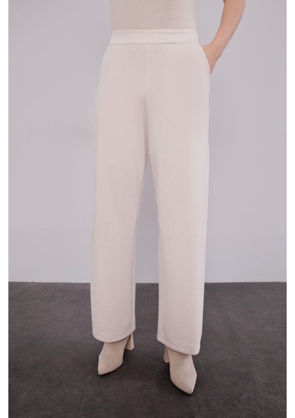 Krem Kruvaze Kürk Yakalı Ikili Takım indirimleri