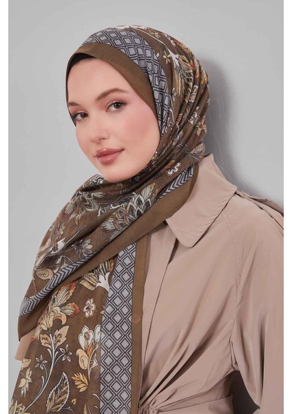 Çimen Yeşili Lale Desen Sport Şal fiyatları