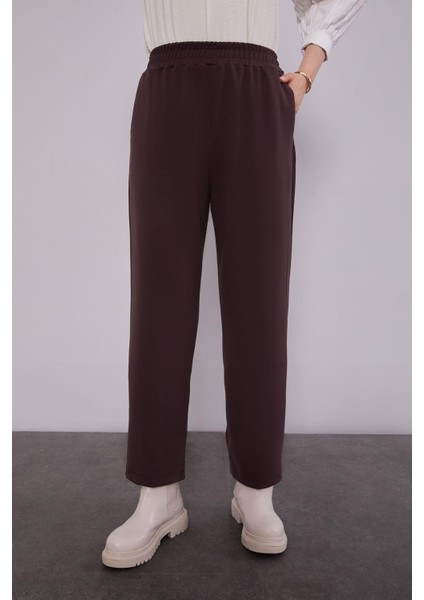 Kahve Kürk Yaka Detaylı Yelek Takım indirimleri