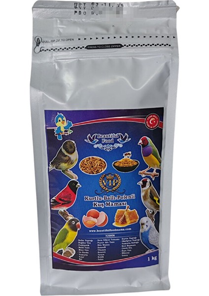 Mama 1 kg Kurtlu Ballı Polenli