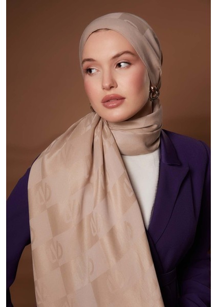 Latte Kare Lvd Baskılı Naia Jakar Şal fiyatları