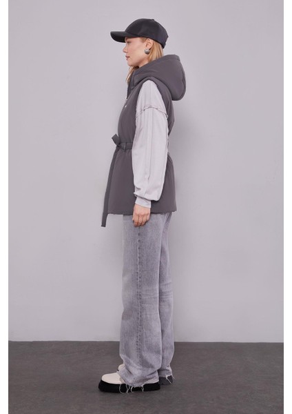 Antrasit-Gri Yelekli Sweat Spor Takım fırsatları