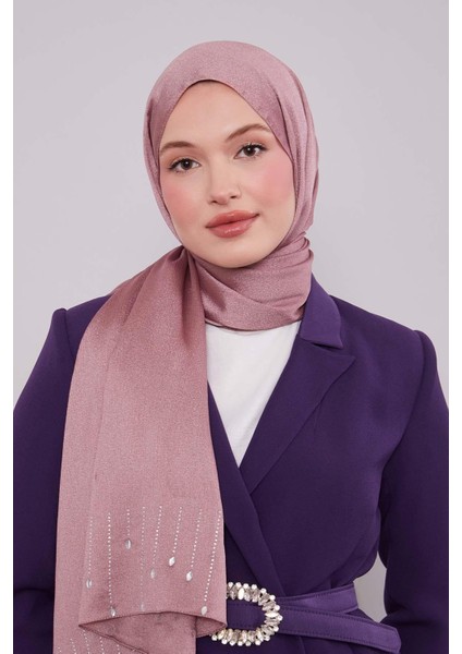 Pembe Damla Taşlı Diamond Şal modelleri