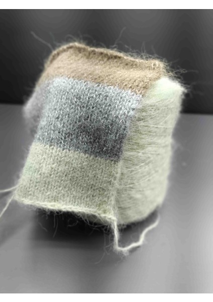 %100 Alpaka El Örgü Ipi 300 gr Açık Yeşil