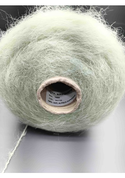 %100 Alpaka El Örgü Ipi 300 gr Açık Yeşil modelleri
