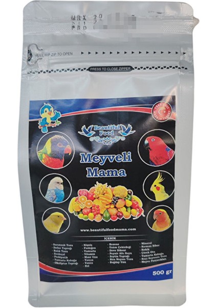 Mama 500 gr Meyveli Kuş Maması