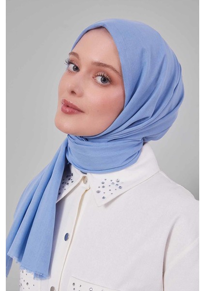 Mavi Düz Tensel Şal fiyatları
