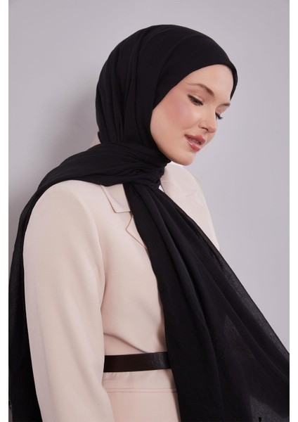 Siyah Düz Hawai Şal modelleri