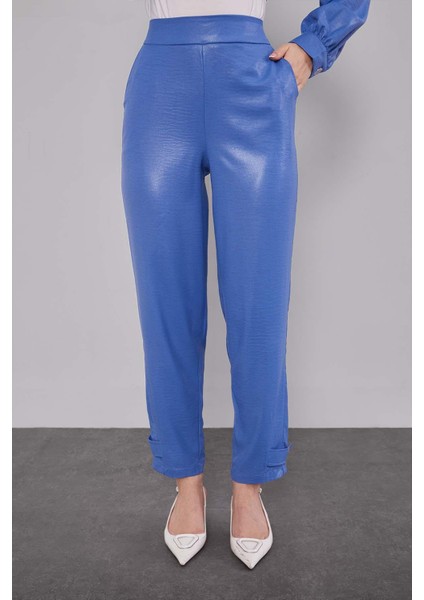 Indigo Bisiklet Yaka Düğme Detaylı Ikili Takım indirimleri