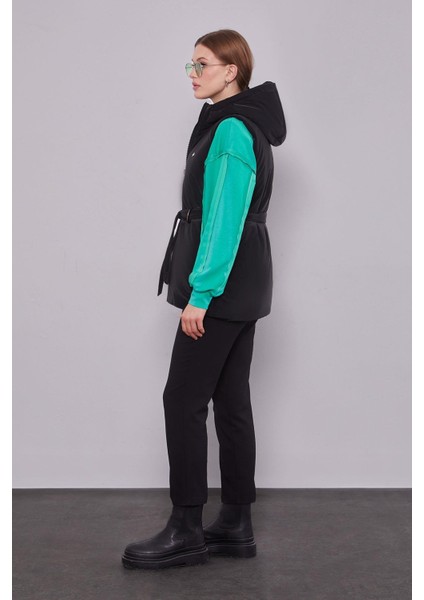 Siyah-Zümrüt Yelekli Sweat Spor Takım fırsatları