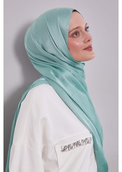 Çağla Yeşili Janjan Şal