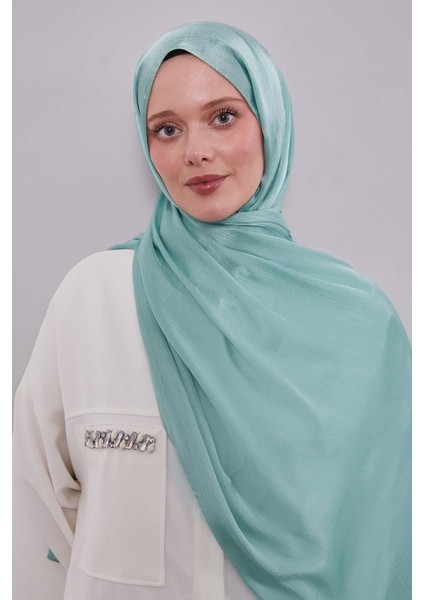 Çağla Yeşili Janjan Şal modelleri