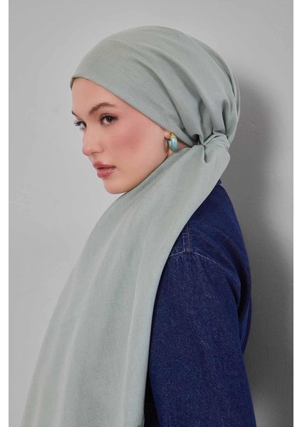 Mint Yeşili Düz Tensel Şal fiyatları