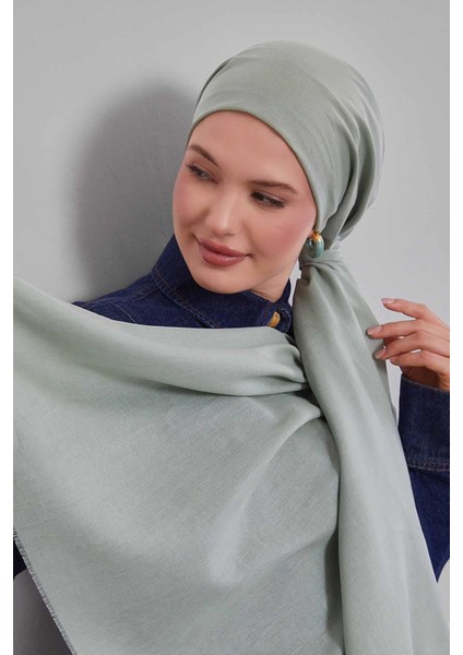 Mint Yeşili Düz Tensel Şal fırsatları