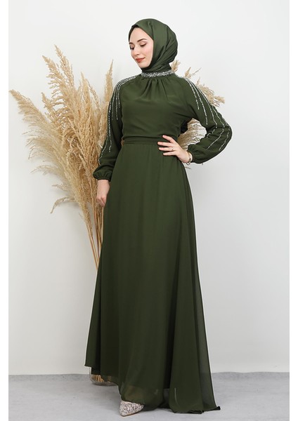 Semra Tesettür Elbise Haki fırsatları