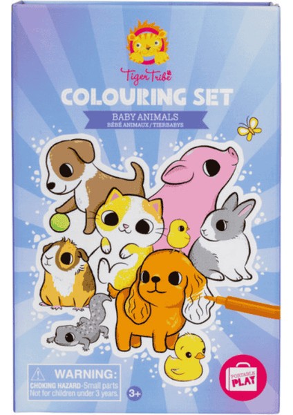 Boyama Seti - Yavru Hayvanlar modelleri