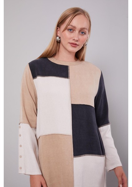 Koyu Bej Çift Renkli Ikili Takım fırsatları