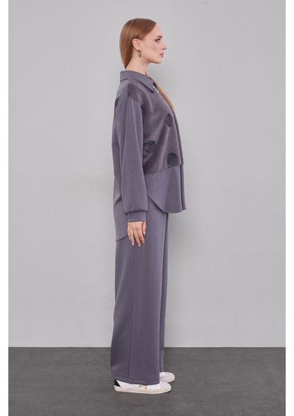 Antrasit Gül Detaylı Ikili Takım fiyatları