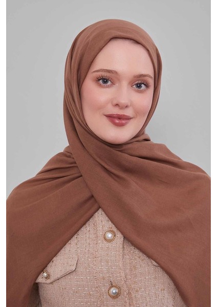 Kahve Düz Tensel Şal modelleri